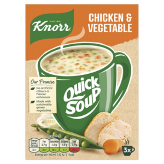 Picture of Knorr 3 Pack Chicken Vegetable QuickSoup x12